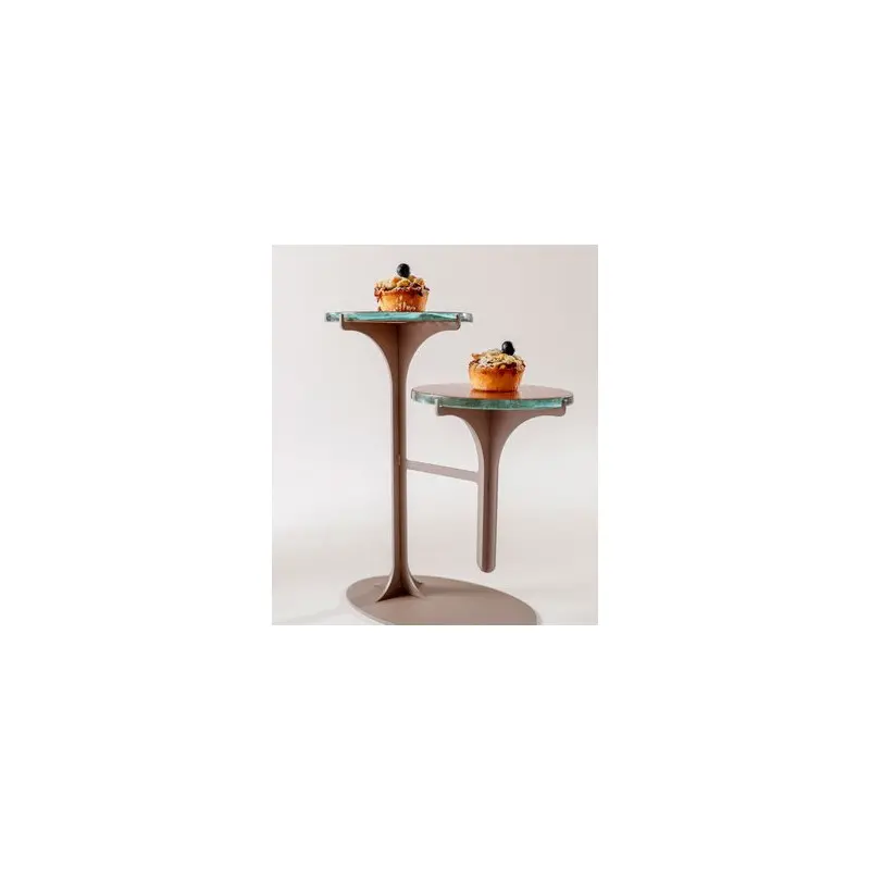 My Glass Studio Petit Fours Stand, Cream - Set of 2 - 23.6 x 13.9 x 25.2 cm My Glass Studio Petit Fours Stand, Cream - Set of 2 - 23.6 x 13.9 x 25.2 cm