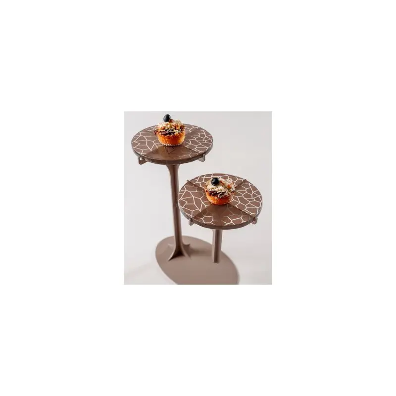 My Glass Studio Petit Fours Stand, Gold - Set of 2 - 23.6 x 13.9 x 25.2 cm My Glass Studio Petit Fours Stand, Gold - Set of 2 - 23.6 x 13.9 x 25.2 cm