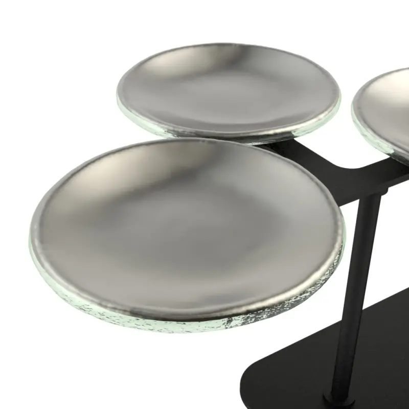 My Glass Studio Petit Fours Stand, Silver - Set of 2 - 47.5 x 27.0 x 12 cm My Glass Studio Petit Fours Stand, Silver - Set of 2 - 47.5 x 27.0 x 12 cm