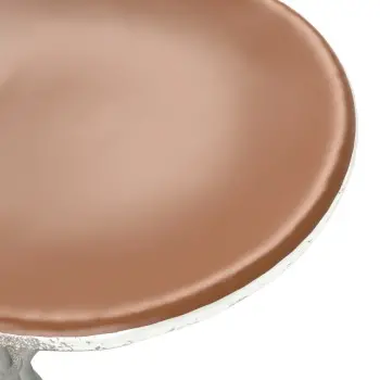 My Glass Studio Petit Fours Stand, Copper - Dia: 26 cm, H: 34 cm