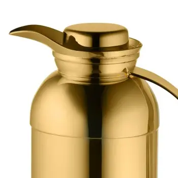 Designer Golden Plated Stainless Steel Catania Thermos 1L