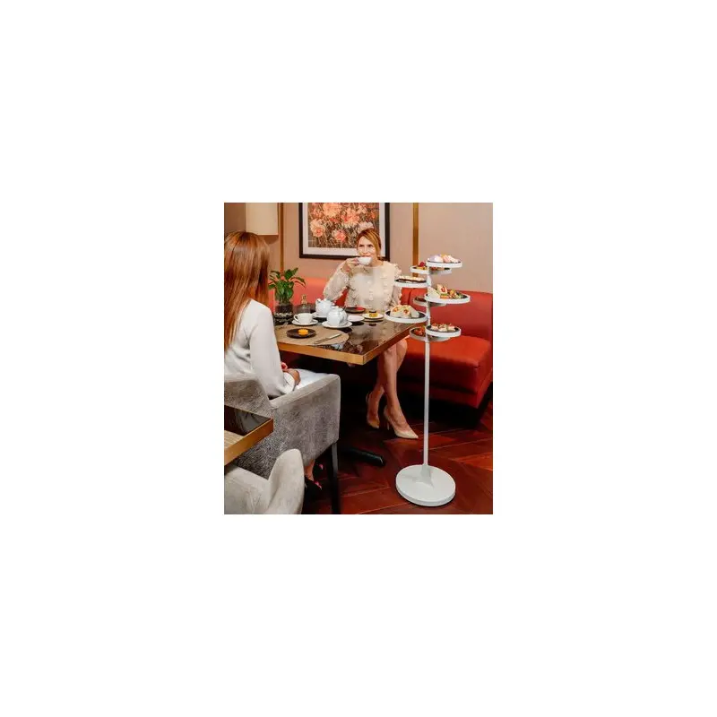 My Glass Studio Floor Tea Stand, Grey - Dia: 43 cm, H: 120 cm My Glass Studio Floor Tea Stand, Grey - Dia: 43 cm, H: 120 cm