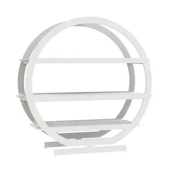 My Glass Studio Tea Stand, White - Set of 2 - 31.5 x 10.3 x 31.5 cm
