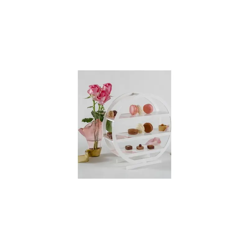 My Glass Studio Tea Stand, White - Set of 2 - 31.5 x 10.3 x 31.5 cm My Glass Studio Tea Stand, White - Set of 2 - 31.5 x 10.3 x 31.5 cm