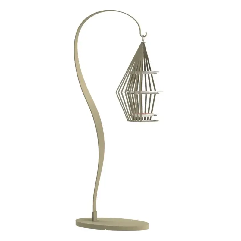 My Glass Studio Tea Stand, Black - Set of 2 - 37.0 x 27.0 x 55 cm