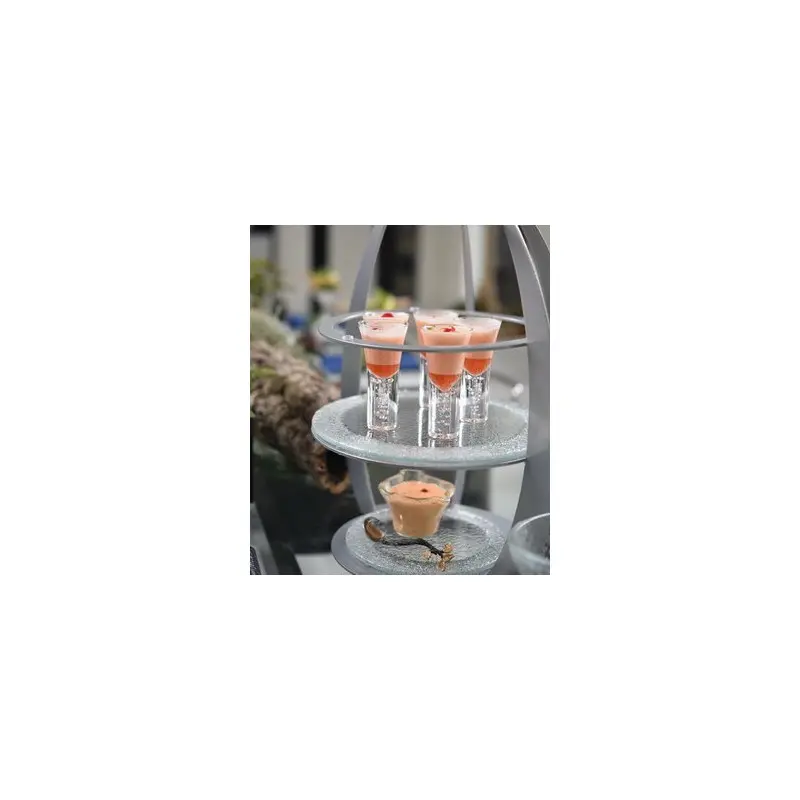 My Glass Studio Tea Stand, White - Set of 3 - Dia: 32 cm, H: 41 cm My Glass Studio Tea Stand, White - Set of 3 - Dia: 32 cm, H: 41 cm