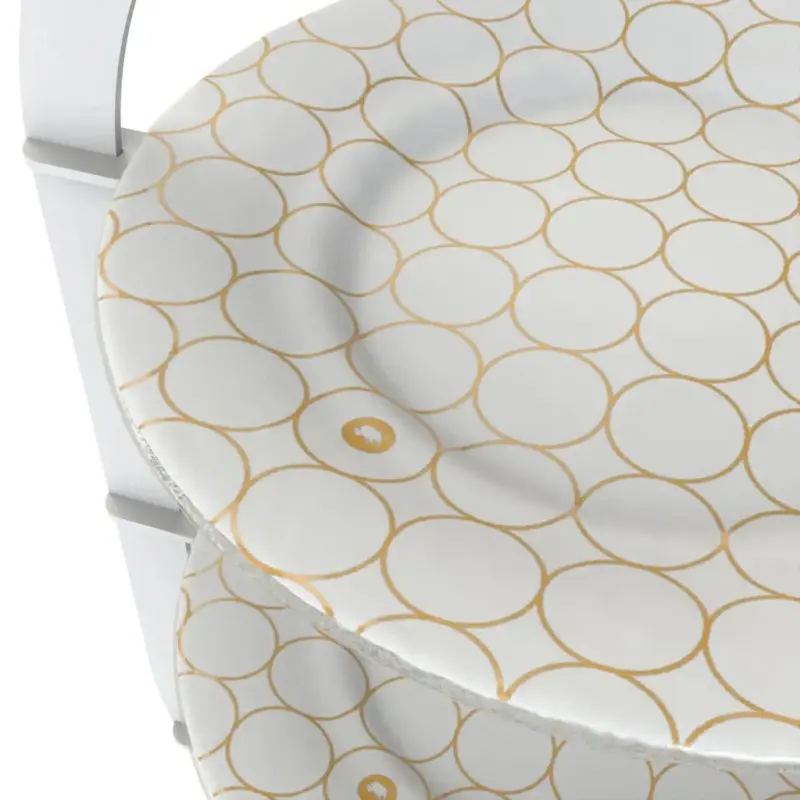My Glass Studio Tea Stand, White - Set of 2 - 33.0 x 23.0 x 55 cm My Glass Studio Tea Stand, White - Set of 2 - 33.0 x 23.0 x 55 cm