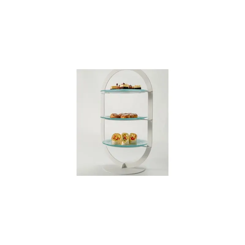 My Glass Studio Tea Stand, White - Set of 2 - 33.0 x 23.0 x 55 cm My Glass Studio Tea Stand, White - Set of 2 - 33.0 x 23.0 x 55 cm