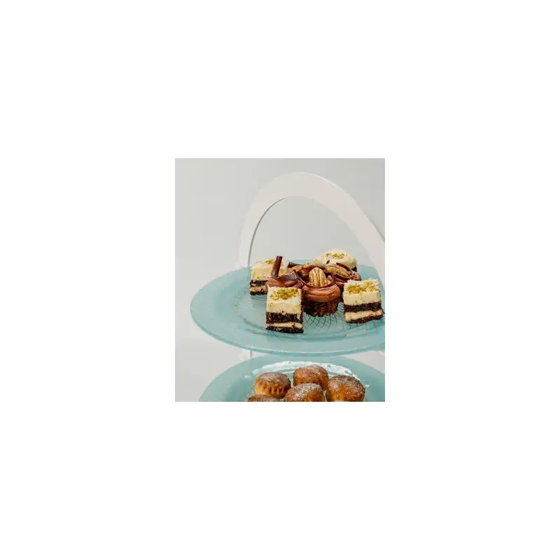 My Glass Studio Tea Stand, Black - Set of 2 - 33.0 x 23.0 x 55 cm My Glass Studio Tea Stand, Black - Set of 2 - 33.0 x 23.0 x 55 cm