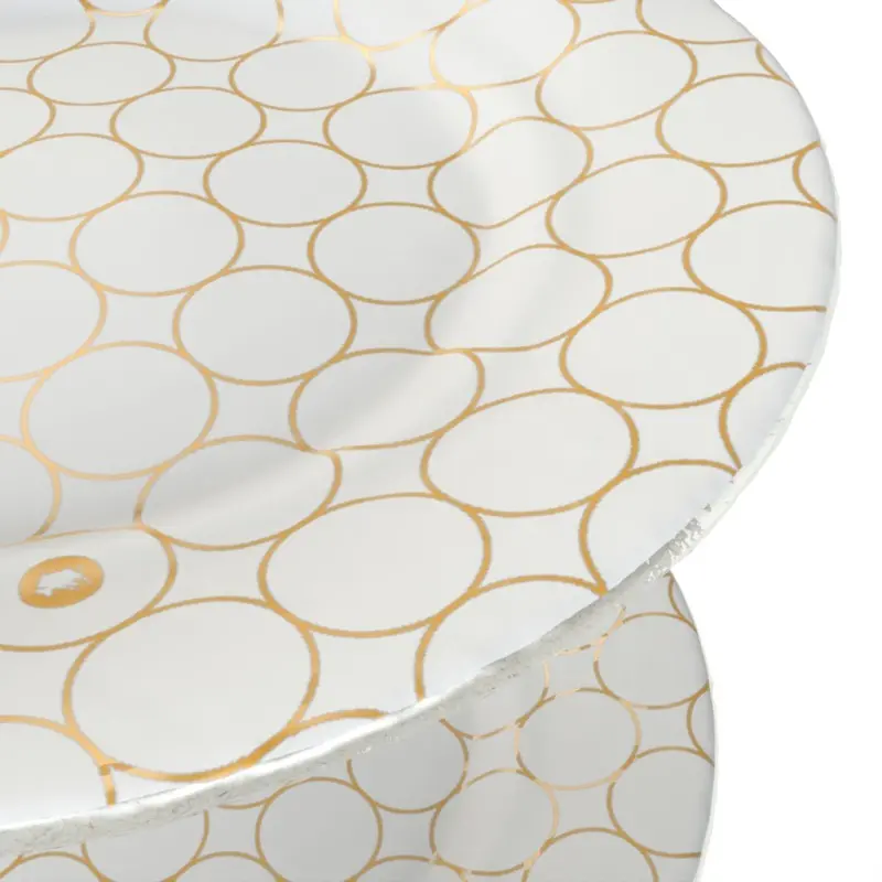 My Glass Studio Tea Stand, White - Set of 2 - 27.0 x 25.6 x 45.9 cm My Glass Studio Tea Stand, White - Set of 2 - 27.0 x 25.6 x 45.9 cm