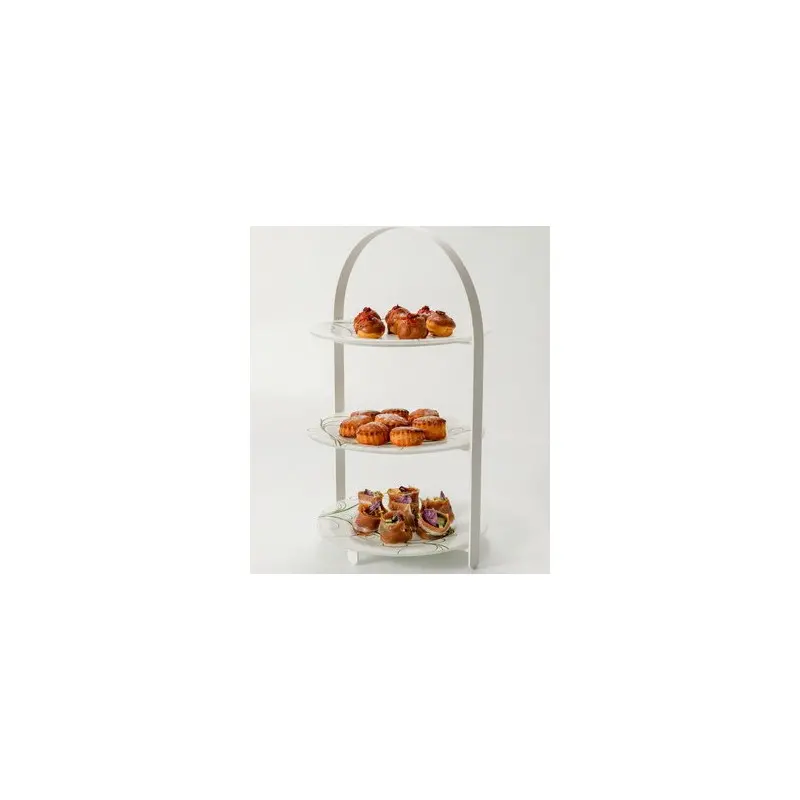 My Glass Studio Tea Stand, White - Set of 2 - 27.0 x 25.6 x 45.9 cm My Glass Studio Tea Stand, White - Set of 2 - 27.0 x 25.6 x 45.9 cm