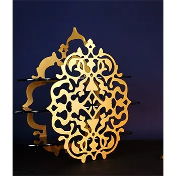 My Glass Studio Tea Stand, Black - Set of 2 - 37.5 x 12.6 x 29 cm