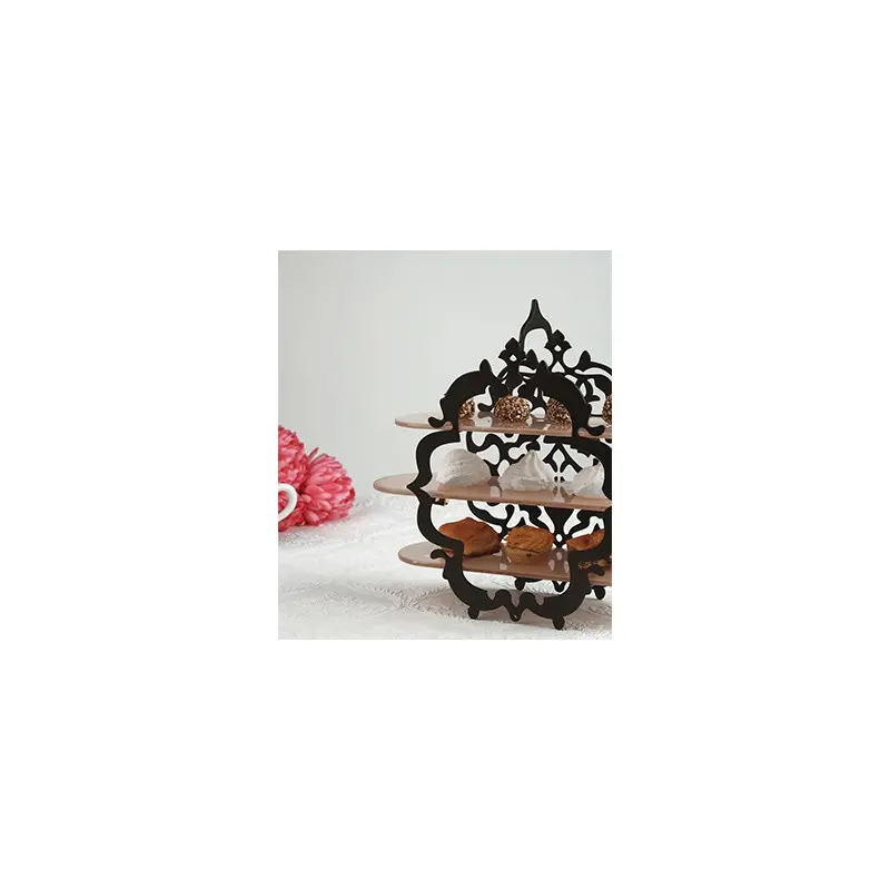 My Glass Studio Tea Stand, Black - Set of 2 - 37.5 x 12.6 x 29 cm My Glass Studio Tea Stand, Black - Set of 2 - 37.5 x 12.6 x 29 cm