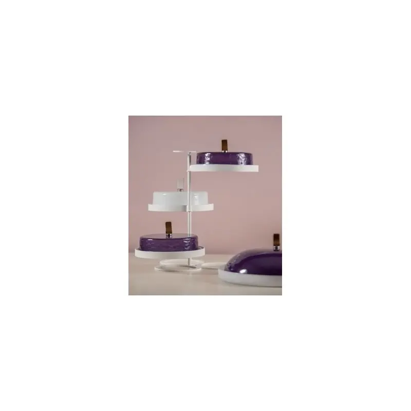 My Glass Studio Tea Stand, Cream - 38.1 x 35.7 x 34 cm