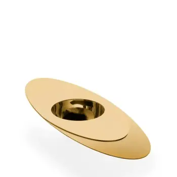 Designer Gold Plated Stainless Steel Pistache Centerpiece