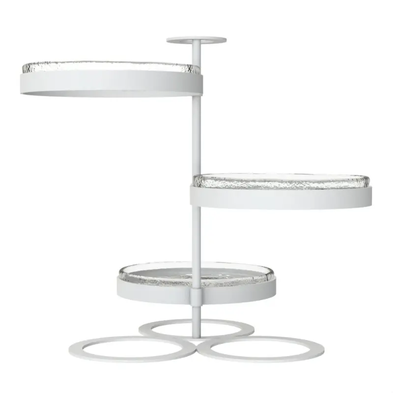 My Glass Studio Tea Stand, Clear - 38.1 x 35.7 x 34 cm My Glass Studio Tea Stand, Clear - 38.1 x 35.7 x 34 cm