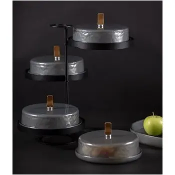 My Glass Studio Tea Stand, Clear - 38.1 x 35.7 x 34 cm