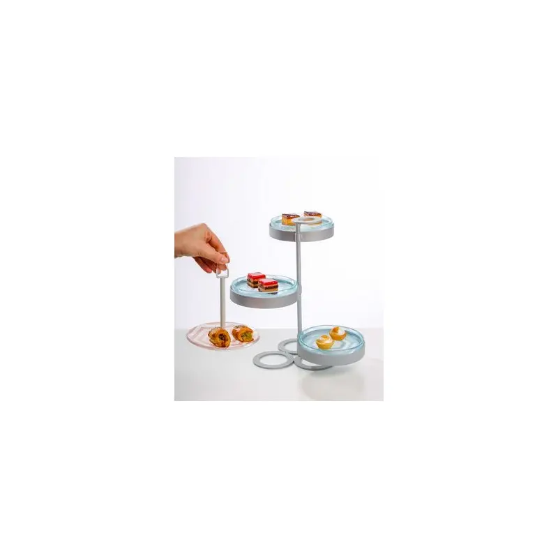 My Glass Studio Tea Stand, Clear - 30.7 x 28.7 x 34 cm My Glass Studio Tea Stand, Clear - 30.7 x 28.7 x 34 cm