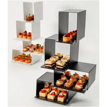 My Glass Studio Tea Stand, Black - 31.0 x 18.0 x 50 cm
