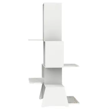 My Glass Studio Tea Stand, White - Set of 2 - 22.0 x 19.0 x 39 cm
