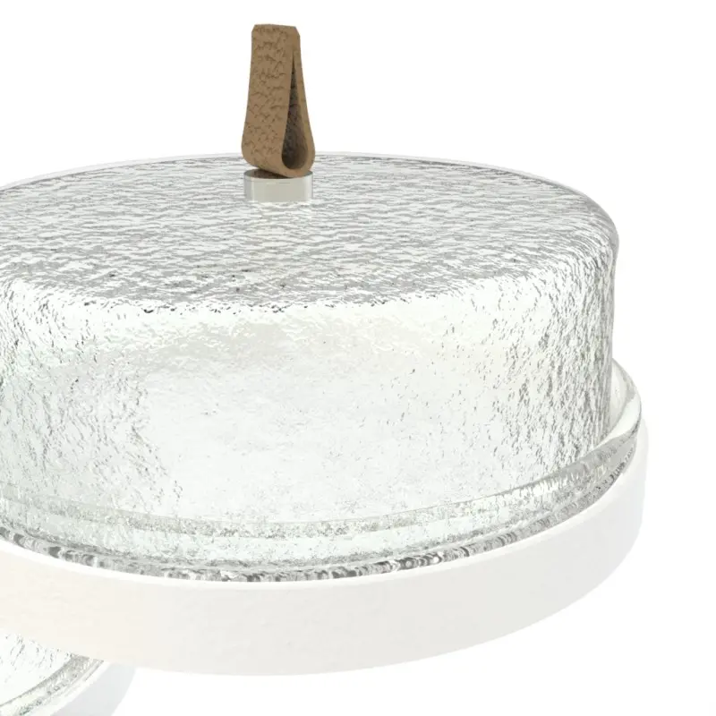 My Glass Studio Tea Stand, Clear - 38.1 x 35.7 x 34 cm My Glass Studio Tea Stand, Clear - 38.1 x 35.7 x 34 cm