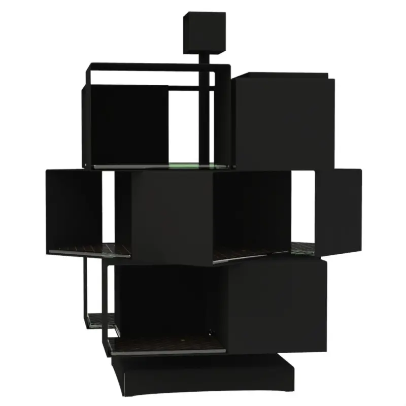 My Glass Studio Tea Stand, Black - Set of 2 - 27.0 x 24.0 x 41 cm My Glass Studio Tea Stand, Black - Set of 2 - 27.0 x 24.0 x 41 cm