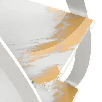 My Glass Studio Tea Stand, White - 40.0 x 20.0 x 40.0 cm