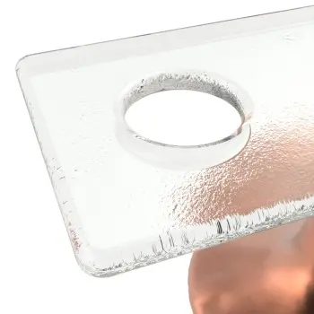 My Glass Studio Food Cone Holder, Clear - Set of 4 - 14.0 x 6.7 x 7 cm