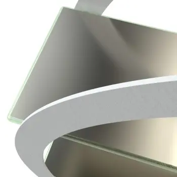 My Glass Studio Tea Stand, Silver - 40.0 x 20.0 x 40.0 cm