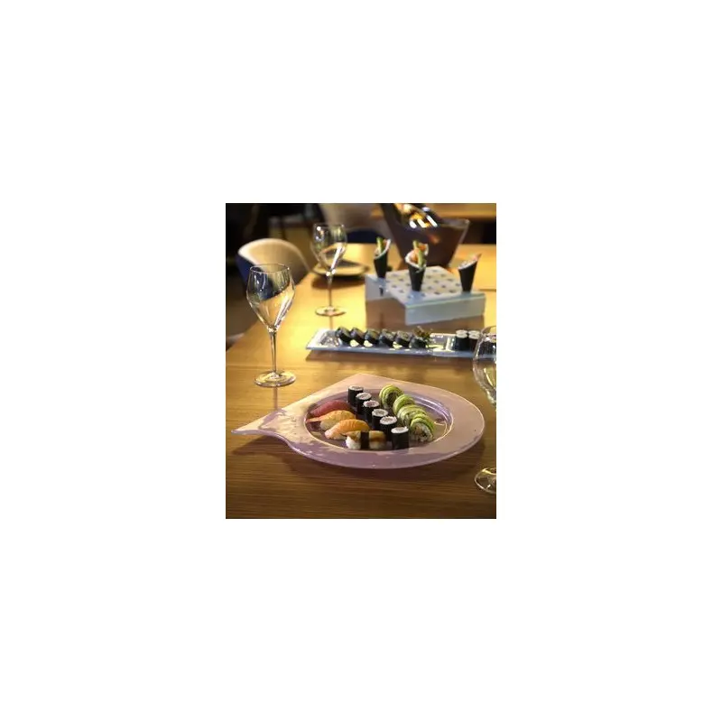 My Glass Studio Food Cone Holder, Grey - Set of 4 - 26.0 x 22.0 x 6 cm