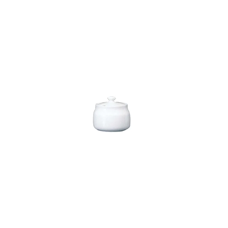 Narumi Royal Court Collection White Sugar Bowl With Cover - Set of 24 Narumi Royal Court Collection White Sugar Bowl With Cover - Set of 24