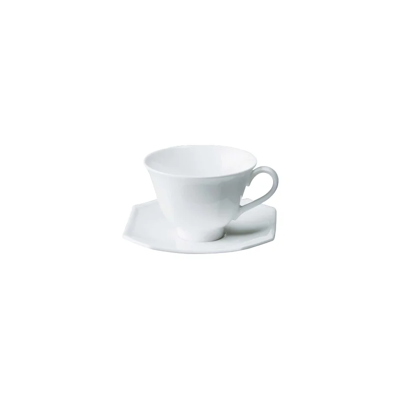 Narumi Waku Collection White Tea Saucer(Octagonal) - Set of 36 Narumi Waku Collection White Tea Saucer(Octagonal) - Set of 36