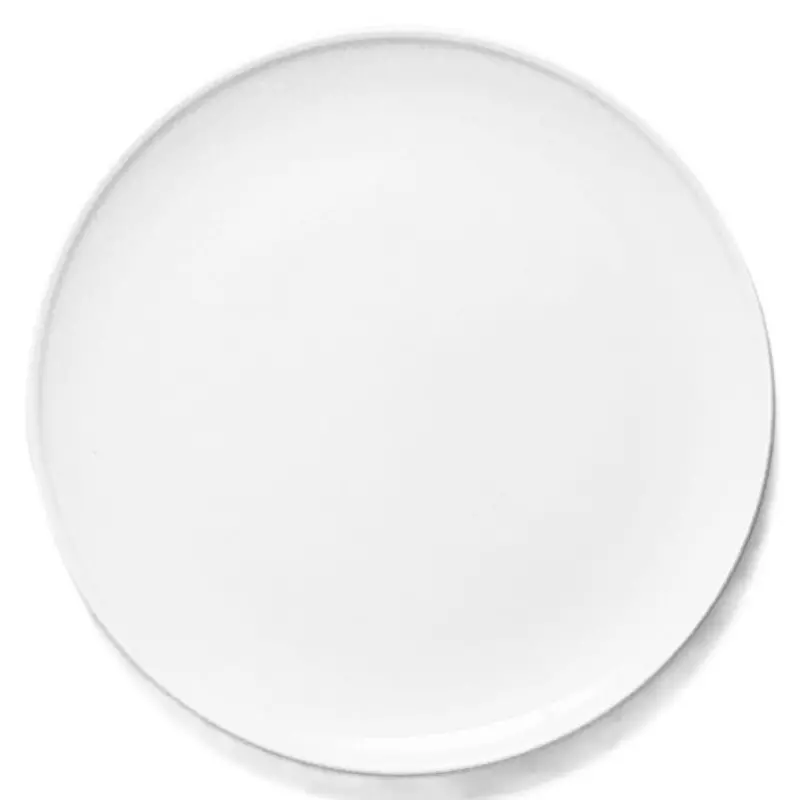 Narumi Waku Collection White 29cm Round Plate(Without Frame) - Set of 6 Narumi Waku Collection White 29cm Round Plate(Without Frame) - Set of 6