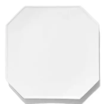 Narumi Waku Collection White 25cm Octagonal Plate - Set of 36