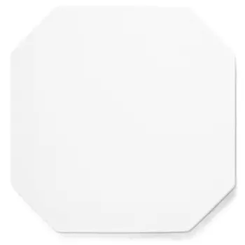Narumi Waku Collection White 31cm Octagonal Flat Plate(Without Frame) - Set of 20