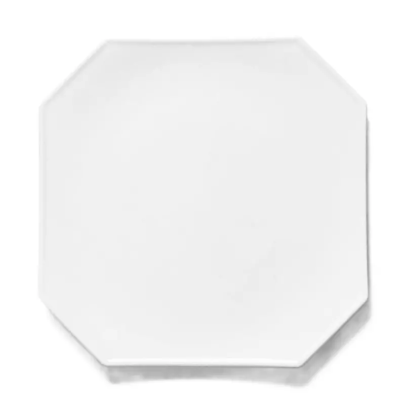 Narumi Waku Collection White 31cm Octagonal Plate - Set of 6 Narumi Waku Collection White 31cm Octagonal Plate - Set of 6
