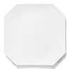 Narumi Waku Collection White 29cm Octagonal Plate - Set of 20