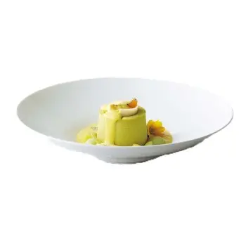 Narumi Waltz Collection White 25cm Deep Plate - Set of 16
