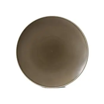 Narumi Cool Coupe Collection Earth Brown 23cm Plate (Earth Brown) - Set of 36