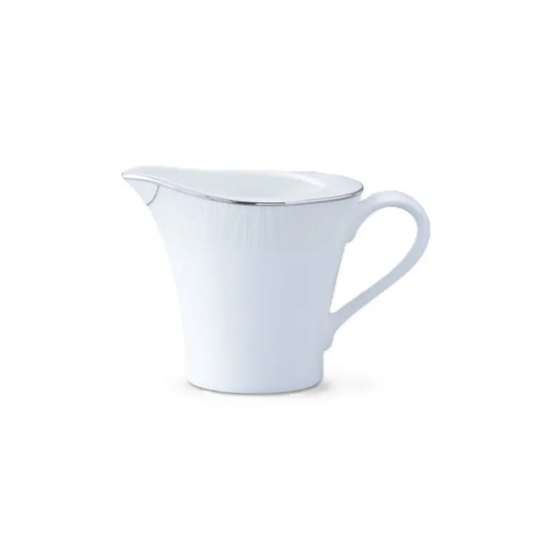 Narumi Flat Rim Collection Bamboo Pearl Creamer Jug 290cc - Set of 12 Narumi Flat Rim Collection Bamboo Pearl Creamer Jug 290cc - Set of 12