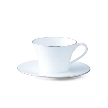 Narumi Flat Rim Collection Bamboo Pearl Common Saucer - Set of 24