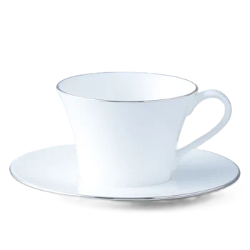 Narumi Flat Rim Collection Bamboo Pearl Tea/Coffee Cup - Set of 24