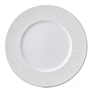 Narumi Flat Rim Collection Bamboo Pearl 30cm Flat Rim Plate - Set of 12