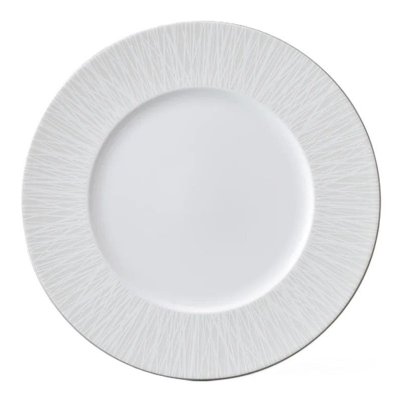 Narumi Flat Rim Collection Bamboo Pearl 30cm Flat Rim Plate - Set of 12 Narumi Flat Rim Collection Bamboo Pearl 30cm Flat Rim Plate - Set of 12