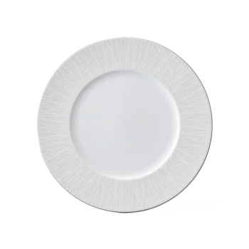 Narumi Flat Rim Collection Bamboo Pearl 23cm Flat Rim Plate - Set of 24