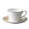 Narumi Flat Rim Collection Grain Tea/Coffee Cup - Set of 24