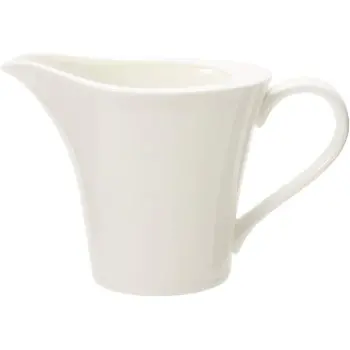 Narumi Flat Rim Collection White Creamer Jug 170cc - Set of 12