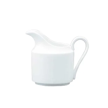 Narumi Flat Rim Collection White Creamer Jug 170cc - Set of 12
