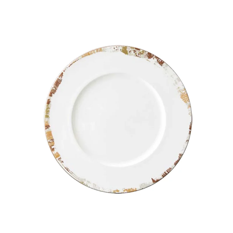 Narumi Flat Rim Collection Grain 27cm Flat Rim Plate - Set of 24 Narumi Flat Rim Collection Grain 27cm Flat Rim Plate - Set of 24