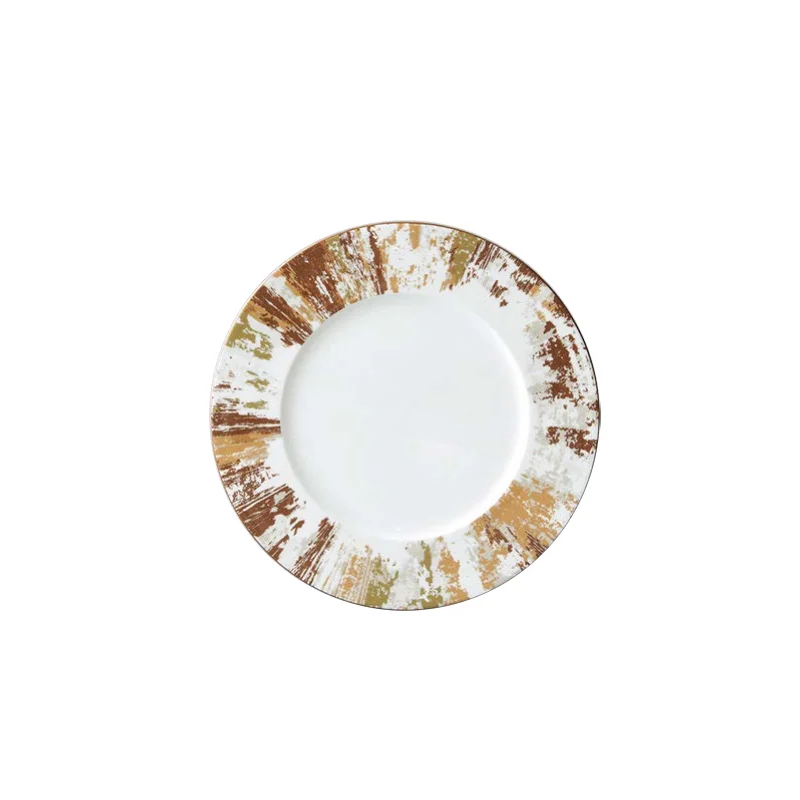 Narumi Flat Rim Collection Grain 21cm Flat Rim Plate - Set of 24 Narumi Flat Rim Collection Grain 21cm Flat Rim Plate - Set of 24